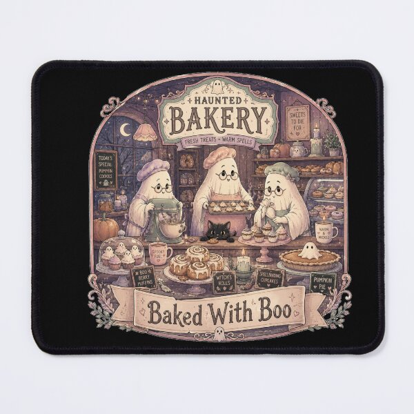 Item preview, Baked With Boo Ghost Bakery Halloween Design designed and sold by MotylekAnia.