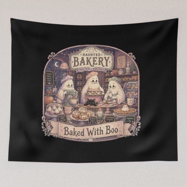Item preview, Baked With Boo Ghost Bakery Halloween Design designed and sold by MotylekAnia.