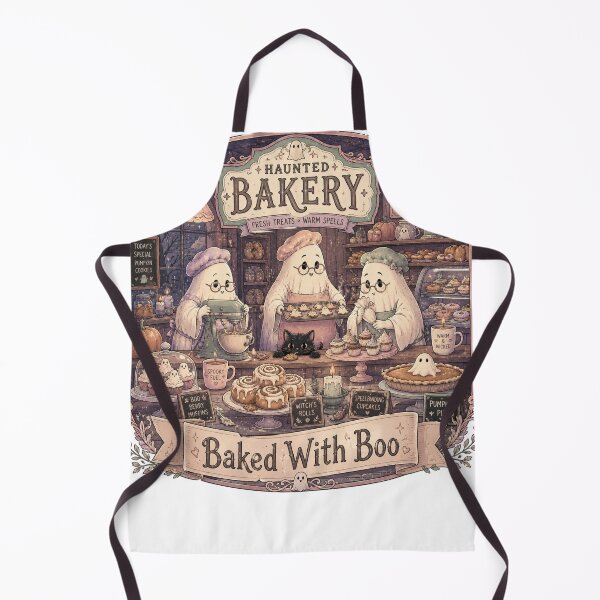 Item preview, Baked With Boo Ghost Bakery Halloween Design designed and sold by MotylekAnia.