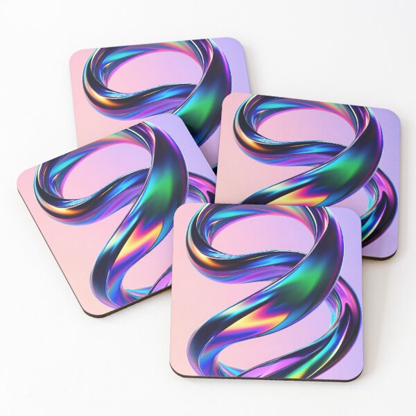 Item preview, iridescent twisting fluid chrome designed and sold by psychoshadow.