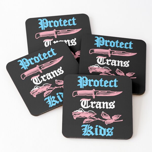 Item preview, Protect Trans Kids Knife Lgbtq Rose Ally Trans Pride Flag designed and sold by parkid-sd.