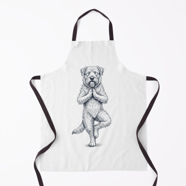 Item preview, Vintage Bouvier des Flandres Yoga Tree Pose Dog Mom Lover designed and sold by TerryConnells.