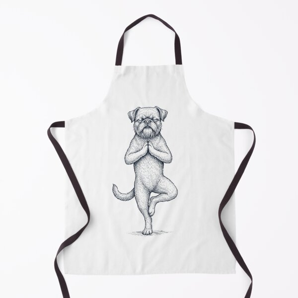 Item preview, Vintage Brussels Griffon Yoga Tree Pose Dog Mom Lover designed and sold by TerryConnells.