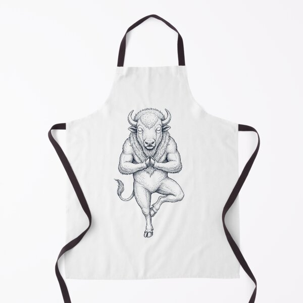 Item preview, Vintage Buffalo Yoga Tree Pose Animal Lover designed and sold by TerryConnells.
