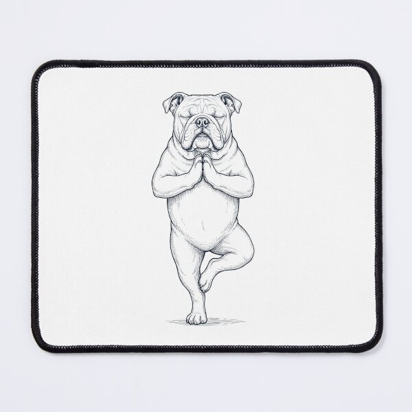 Item preview, Vintage Bulldog Yoga Tree Pose Dog Mom Lover designed and sold by TerryConnells.