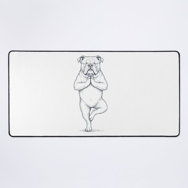 Item preview, Vintage Bulldog Yoga Tree Pose Dog Mom Lover designed and sold by TerryConnells.