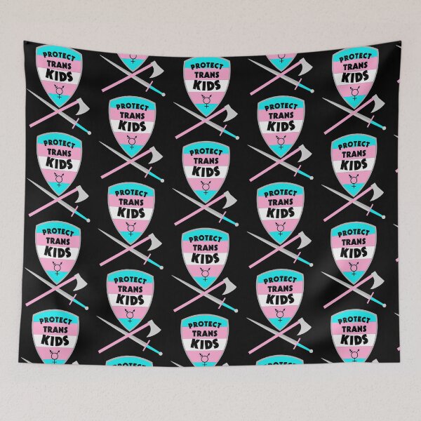 Item preview, Protect Trans Kids Shield And Arms designed and sold by parkid-sd.