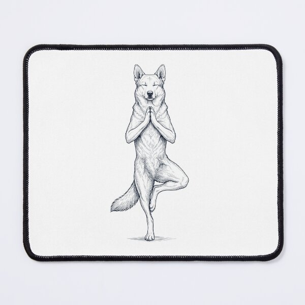 Item preview, Vintage Canaan Dog Yoga Tree Pose Dog Mom Lover designed and sold by TerryConnells.