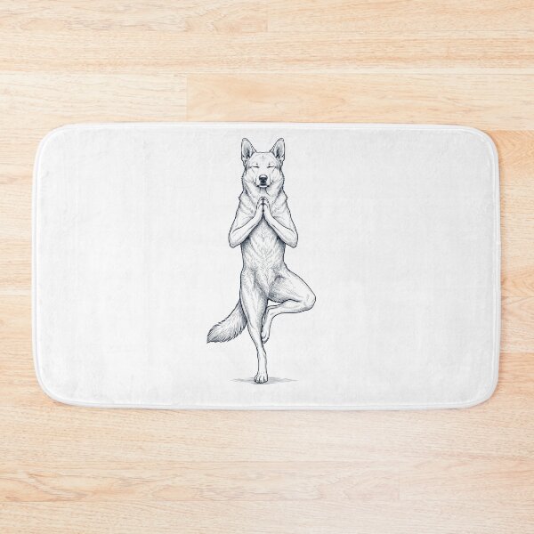 Item preview, Vintage Canaan Dog Yoga Tree Pose Dog Mom Lover designed and sold by TerryConnells.