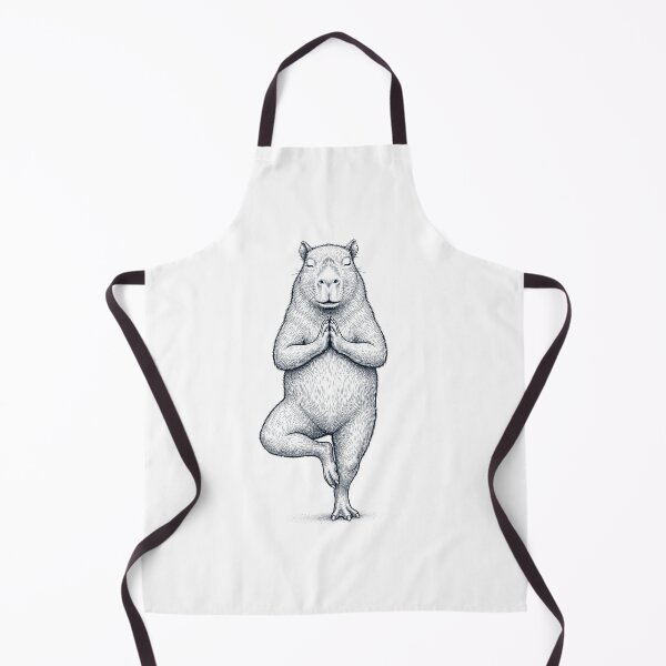 Item preview, Vintage Capybara Yoga Tree Pose Animal Lover designed and sold by TerryConnells.