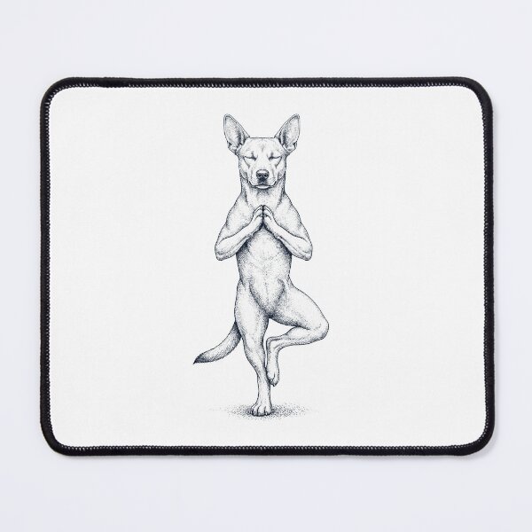 Item preview, Vintage Carolina Dog Yoga Tree Pose Dog Mom Lover designed and sold by TerryConnells.