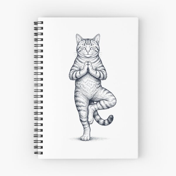 Item preview, Vintage Cat Yoga Tree Pose Animal Lover designed and sold by TerryConnells.