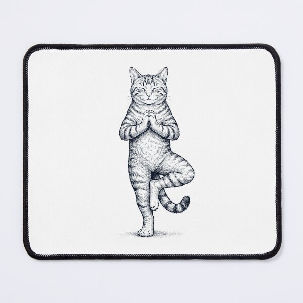 Item preview, Vintage Cat Yoga Tree Pose Animal Lover designed and sold by TerryConnells.