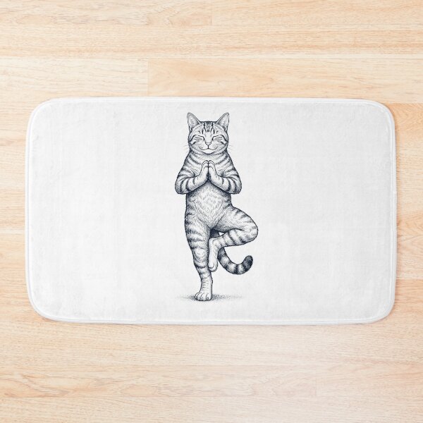 Item preview, Vintage Cat Yoga Tree Pose Animal Lover designed and sold by TerryConnells.