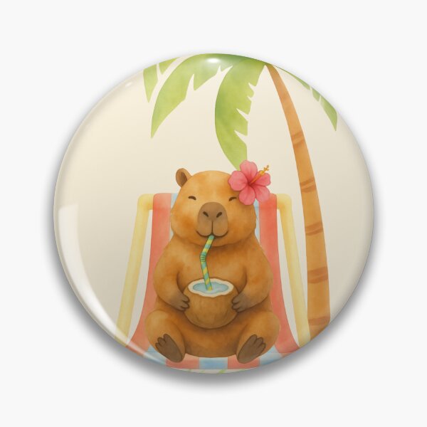 Item preview, Tropical Capybara Retreat designed and sold by Ivy-Triggs.
