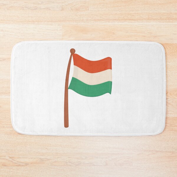 Item preview, Hungarian Flag on Flagpole – Floating Hungary Flag Cutout Design designed and sold by EmeraldeaDesign.