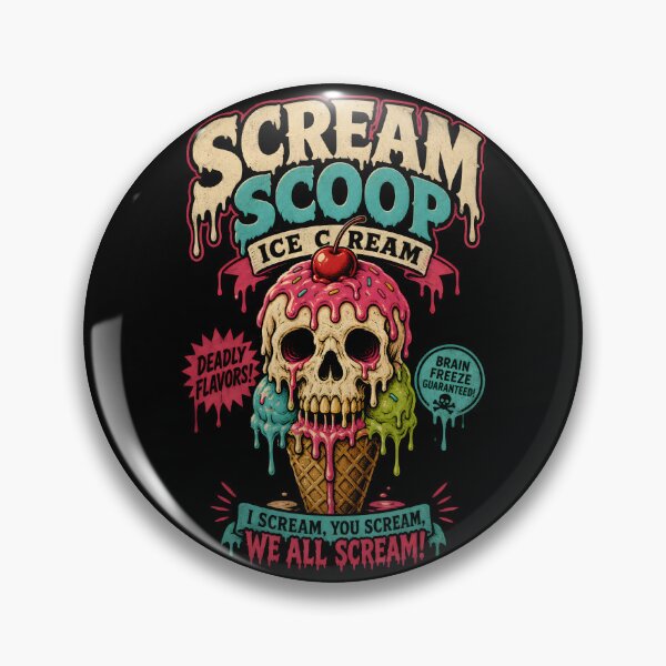 Item preview, Scream Scoop Ice Cream designed and sold by CreativePrints3.