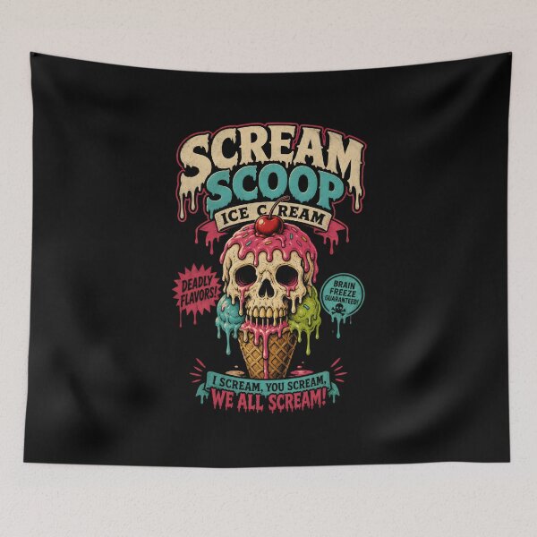 Item preview, Scream Scoop Ice Cream designed and sold by CreativePrints3.