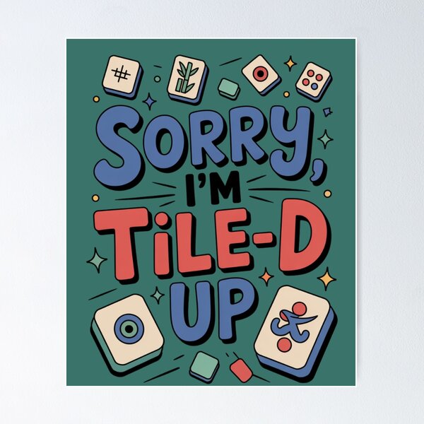 Item preview, mahjong lover - mahjong player - mahjong tiles - tile game - tile rack - game night - tabletop games - strategy game - cozy game - tea and tiles - clever strategy - mahjong club - social games designed and sold by JansenGS.