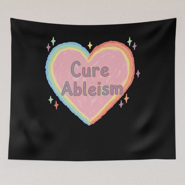 Item preview, Disability Awareness Cure Ableism Disability Pride designed and sold by LuminOrb.