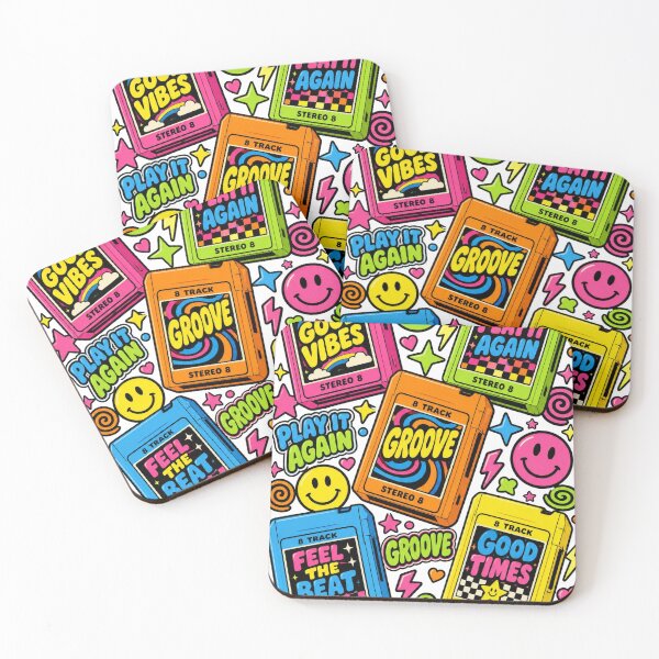 Item preview, Retro 8-Track Tape Good Dopamine Vibes designed and sold by ActOnyx Designs.