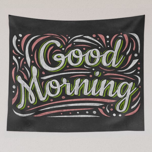 Item preview, Good Morning Kitchen Decor Print Restaurants Cafes  designed and sold by Bearlala.