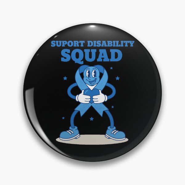Item preview, Disability Awareness Suport Disability Squad Pride designed and sold by LuminOrb.
