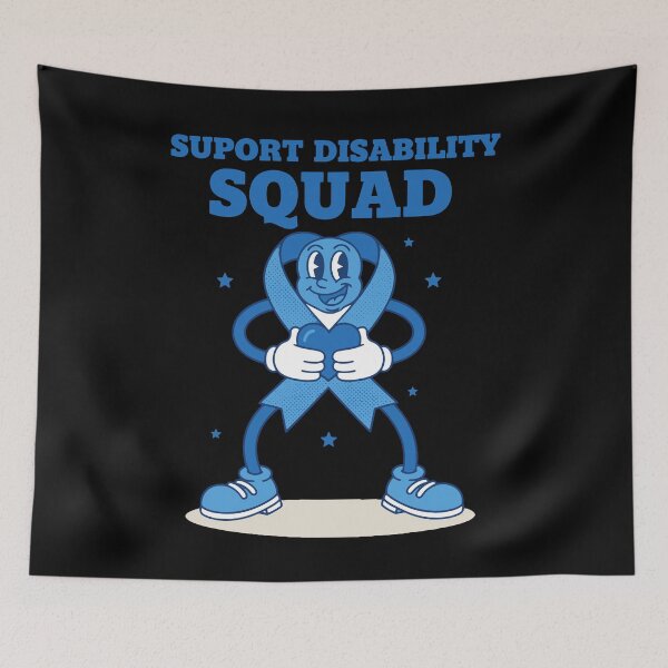 Item preview, Disability Awareness Suport Disability Squad Pride designed and sold by LuminOrb.