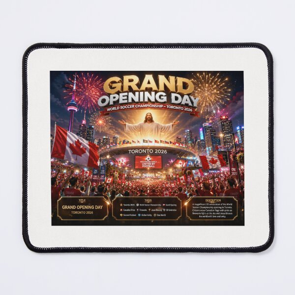Item preview, Toronto as Canadian citizens wave giant Canadian flags and fill the streets with joy, music, lights, and soccer passion during the World Soccer Championship festivities. designed and sold by PaintMeWorld.