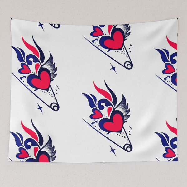 Item preview, Heart Tattoo designed and sold by IMOBILYARI.