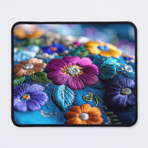 Item preview, floral embroidery designed and sold by psychoshadow.