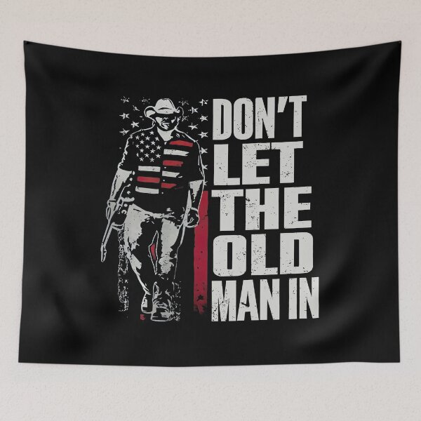 Item preview, Don’t Let The Old Man In Vintage Cowboy Guitar Country Music designed and sold by CCChillingfrog.