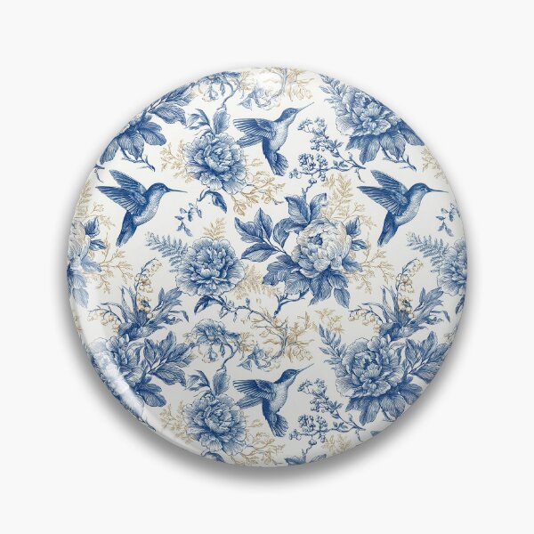 Item preview, Happy Hummingbirds Aesthetic Pattern Print Design for fabrics designed and sold by Just4Sinners.