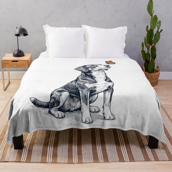 Item preview, Vintage Entlebucher Mountain Dog with Butterfly Dog Lover designed and sold by DoodleTortle.