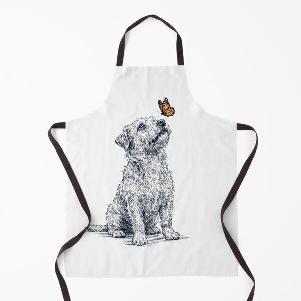 Item preview, Vintage Glen of Imaal Terrier with Butterfly Dog Lover designed and sold by DoodleTortle.
