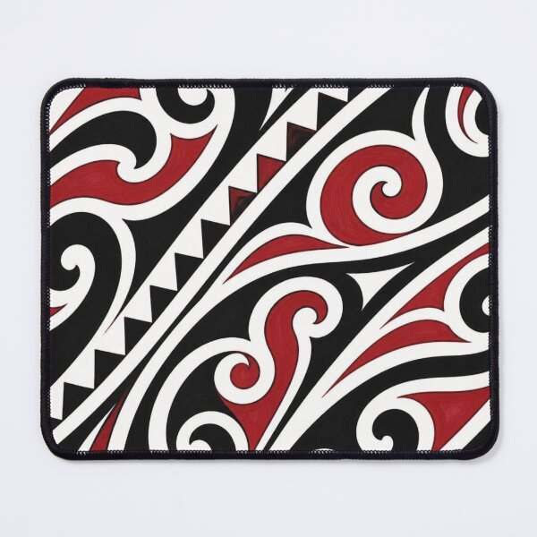 Item preview, New Zealand Māori Paua Pattern Koru Design 895 designed and sold by GrinGalore.