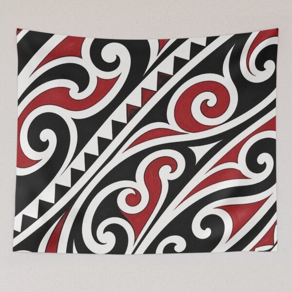 Item preview, New Zealand Māori Paua Pattern Koru Design 895 designed and sold by GrinGalore.