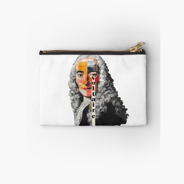 Item preview, Voltaire – Enlightenment Collage Portrait Art Print | Philosophy Satire Literary Poster designed and sold by OzzFrequency.