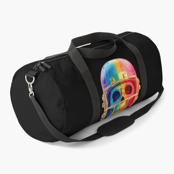 Item preview, Rainbow Pride Football Skull Helmet designed and sold by VikArt7.