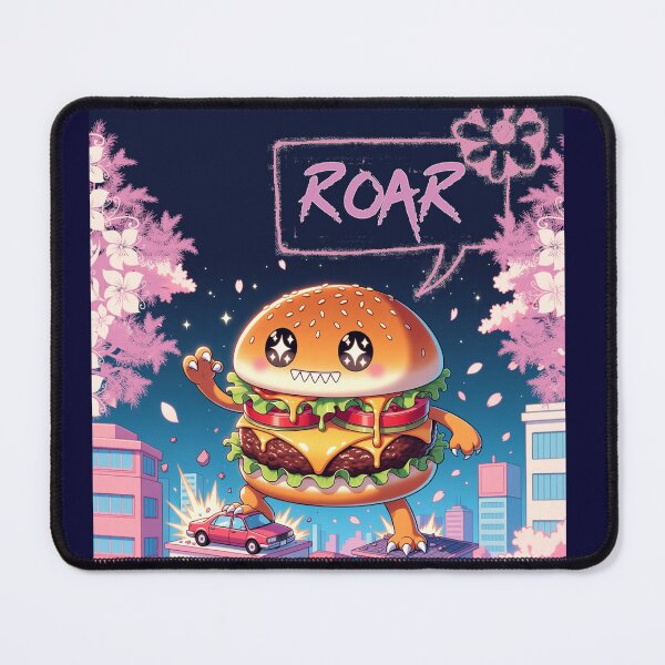 Item preview, Pastel City Cheeseburger Monster designed and sold by RajkaLunari.