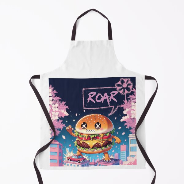Item preview, Pastel City Cheeseburger Monster designed and sold by RajkaLunari.