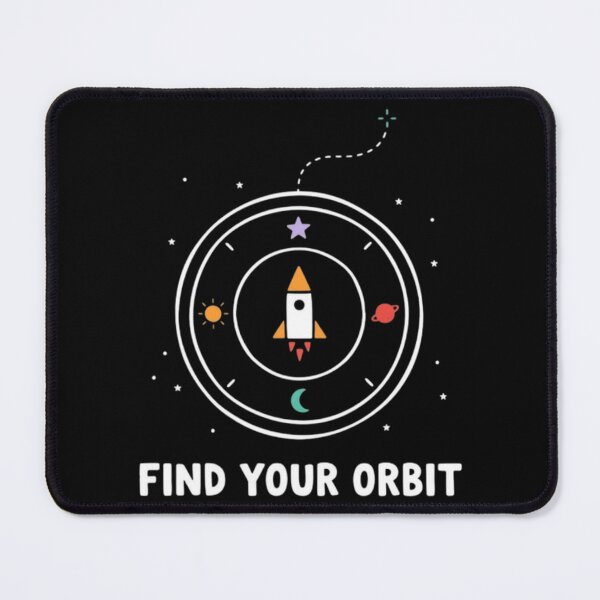 Item preview, Find Your Orbit Cute Rocket Ship Space Exploration designed and sold by PixelOrbits.