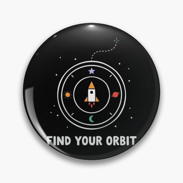 Item preview, Find Your Orbit Cute Rocket Ship Space Exploration designed and sold by PixelOrbits.