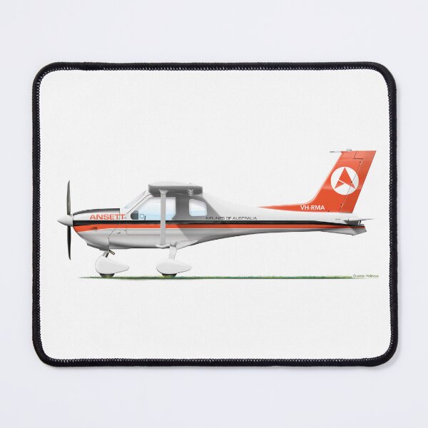 Item preview, JABIRU J160 VH-RMA ANSETT 1980 designed and sold by Grubby Fingers Aircraft Illustration.