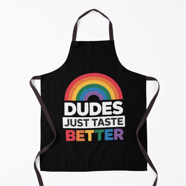 Item preview, Dudes Just Taste Better Gay Pride LGBT Rainbow LGBTQ designed and sold by sailorjessiArt.