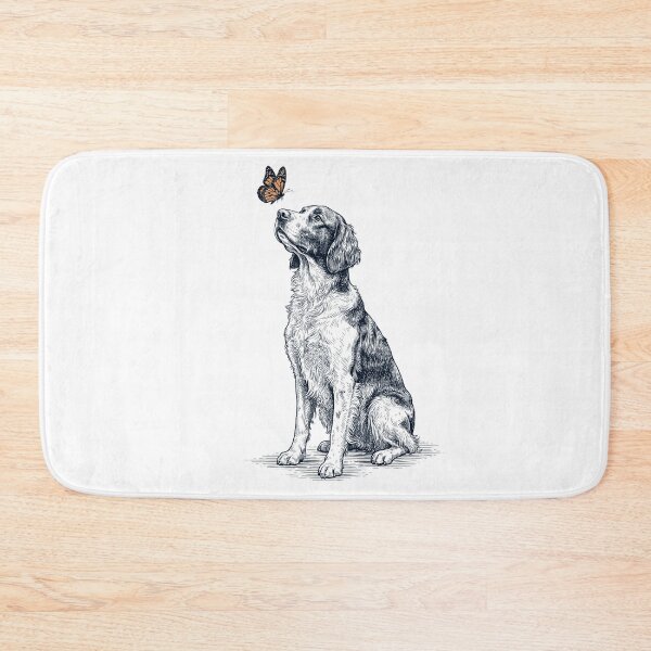 Item preview, Vintage Irish Red And White Setter with Butterfly Dog Lover designed and sold by DoodleTortle.