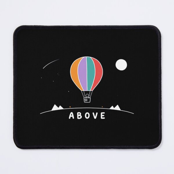 Item preview, Above Cute Hot Air Balloon Cosmic Flight designed and sold by PixelOrbits.