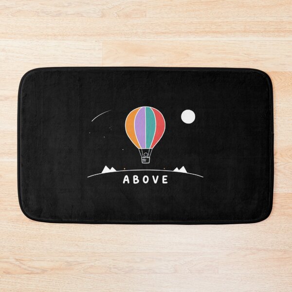 Item preview, Above Cute Hot Air Balloon Cosmic Flight designed and sold by PixelOrbits.