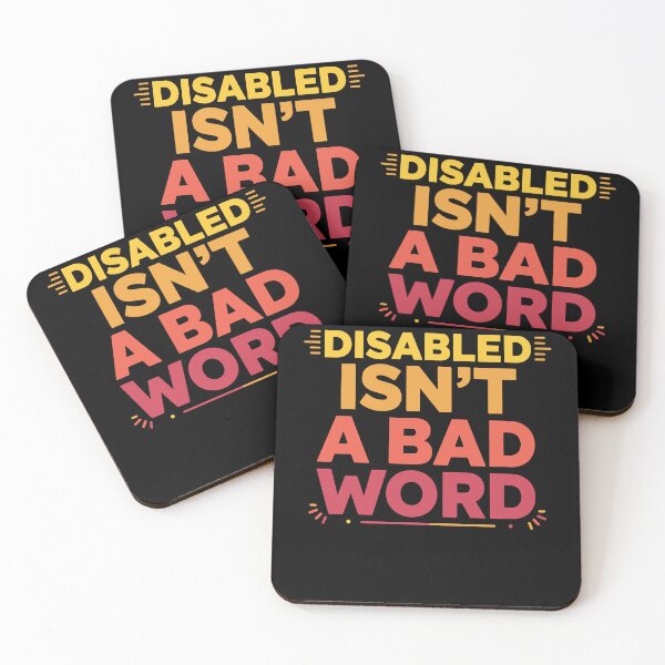 Item preview, Disability Awareness Disabled Isn't A Bad Word designed and sold by LuminOrb.