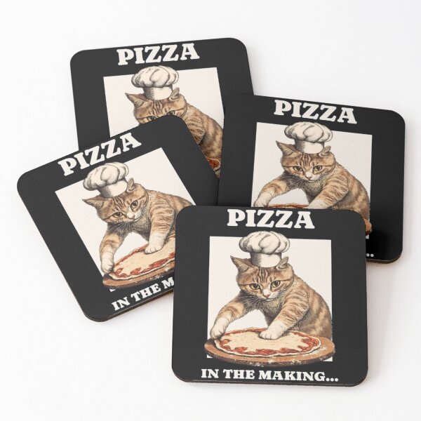 Item preview, Vintage Cat Chef - Pizza In The Making designed and sold by GenZFashion000.